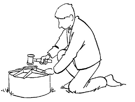 Double Ring Infiltrometer- Rainwater Harvesting